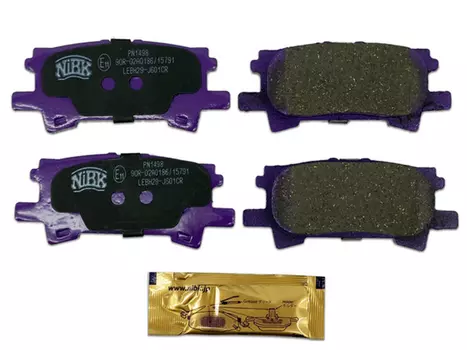 Тормозные колодки дисковые задняя ось NIBK PN1498