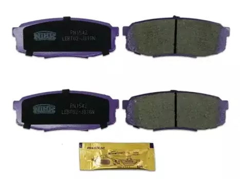 Тормозные колодки дисковые задняя ось NIBK PN1542