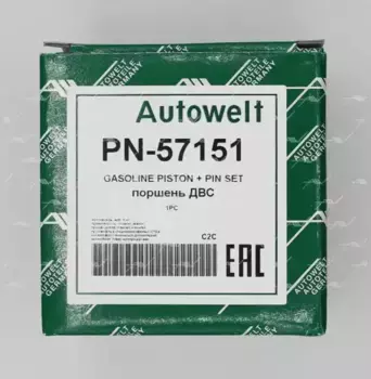 PN-57150 поршень STD RENAULT 1.6i H4M 1 метка AUTOWELT