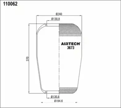 Пневмоподушка AIRTECH 3673