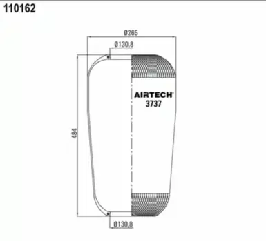 Пневмоподушка AIRTECH 3737