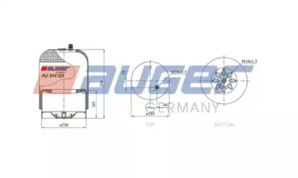 Пневмоподушка AUGER AU344185K