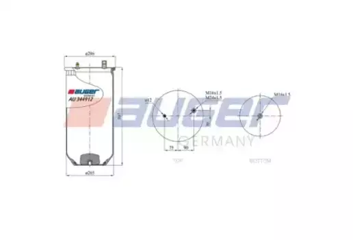 Пневмоподушка AUGER AU34491201