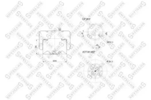 Пневмоподушка STELLOX 84-00132-SX