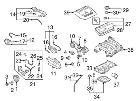 Поддон картера двигателя MITSUBISHI 1200A318