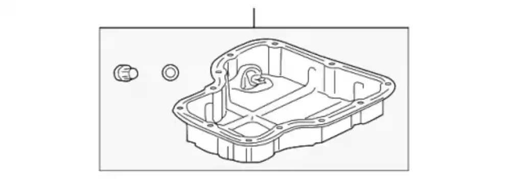 Поддон картера двигателя MITSUBISHI MD374638