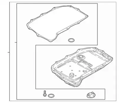 Поддон картера КПП VAG 0D5398009A