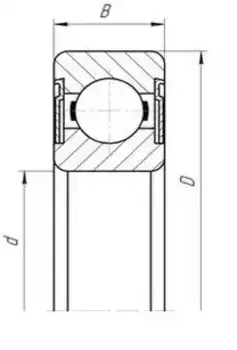 Подшипник 6210 ZZ SKF