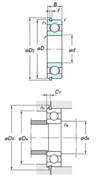 ПОДШИПНИК 6222NR KOYO