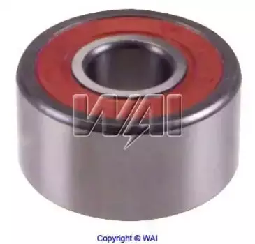 подшипник генератора! пластик. обойма Ford USA/Mitsubishi 17x47x24mm\Mitsubishi Sigma 89> 10-3032-4W WAI