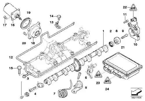 подшипник игольчатый распредвала!\ BMW N42/N46N/N51/N52 All 11 37 7 615 379