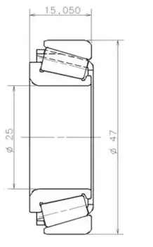 подшипник КПП! 25x47x15.1\ Renault EC12626H206 SNR