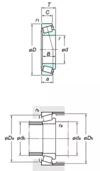 ПОДШИПНИК РЕДУКТОРА ЗАДНИЙ TOYOTA CALDINAKLUGERL HM8864910 KOYO