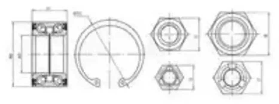 подшипник ступицы передний! подш./стоп.кол./гайка4шт. \Audi 80 86> CS 2028 TRIALLI