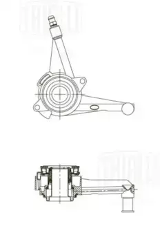 Подшипник выжимной сцепления TRIALLI CT 1811