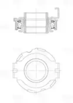 Подшипник выжимной сцепления TRIALLI CT 2301