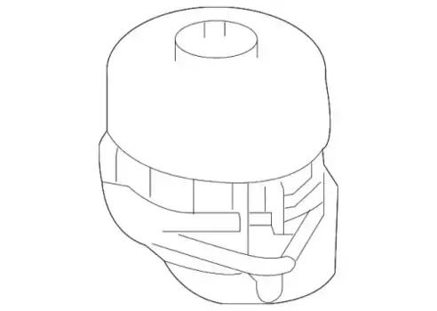 Подушка крепления двигателя MB 166 240 58 17