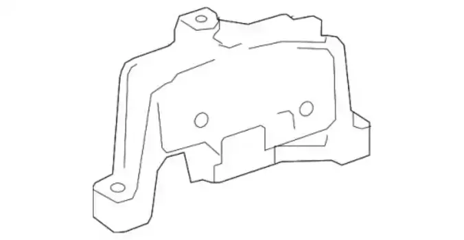 Подушка крепления двигателя MB 246 240 25 17