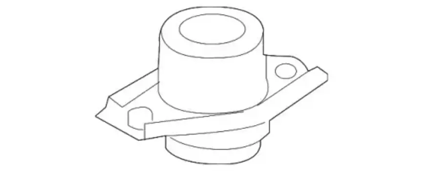 Подушка крепления двигателя MB 251 240 47 17