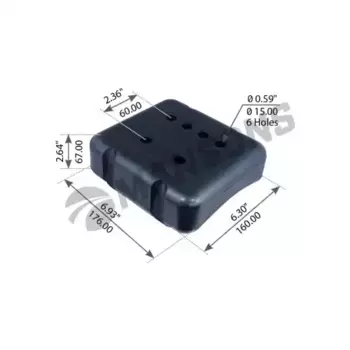 подушка опоры седла !(р) 160x175x64 верхняя 1x \Jost JSK 37 C/CZ/CW MGSP6 MANSONS