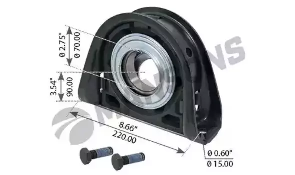 Подвесная опора кардана MANSONS 120881