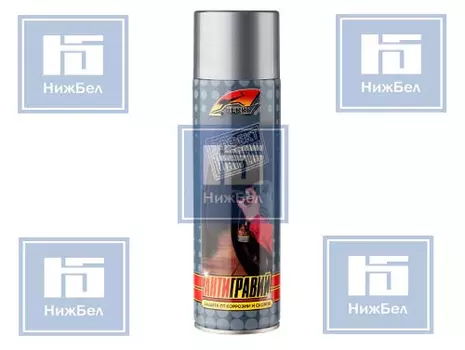 покрытие антигравийное! с эффектом шагрени (черный) аэрозоль 650 мл\ KR-971.2 KERRY