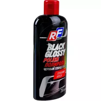 полироль! Черный Глянцевый 250мл\ 11354N RUSEFF