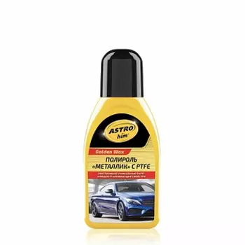 полироль! 'металлик с PTFE' Golden Wax 250мл\ АС-780 ASTROHIM