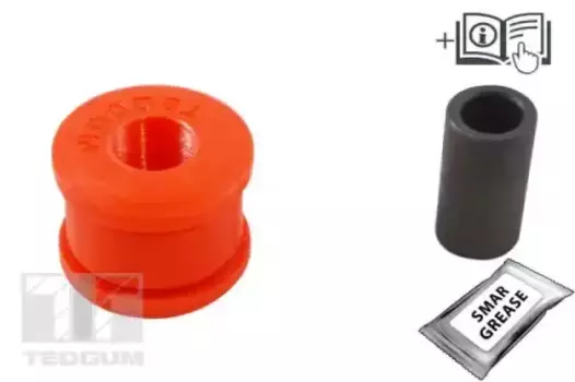 Poliuretanowa tuleja drazka panharda, 1szt., drazek zbieznosci, L/P, tyl, twardosc: 70 Sha, 00287933 TEDGUM