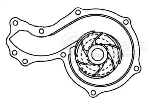Насос системы охлаждения (помпа) LUZAR LWP 1819