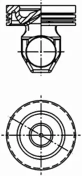 поршень !d127 \Scania DC12/DSC12/DC16 40 368 600 KS