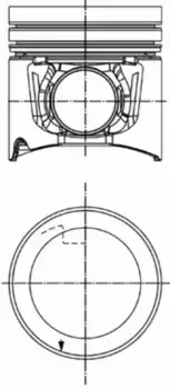 поршень !d128 \MB OM460 40 264 600 KS