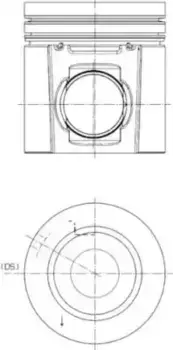 поршень !d130 R6 \SCANIA DC13 41 010 600 KS