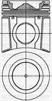 поршень! d135 R6\ IVECO STRALLIS/EUROTRAKKER дв.F3BE0681 C/B/F 31-04846-000 YENMAK