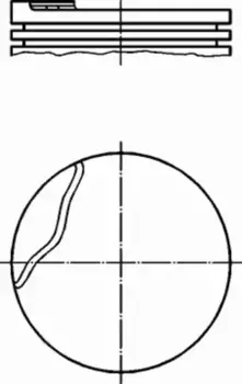 поршень! d79.5x1.5x1.5x2.5 +0.5 (3-4 цил.)\ Renault Megane/Clio/Logan 1.6i K7M 96> 022 03 01 MAHLE