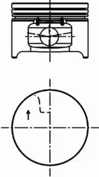 поршень! d79.5x1.5x1.5x2.5 STD\ Renault Logan/Sandero 1.4i K7J 04> 40 277 600 KS