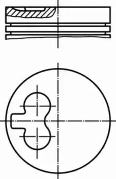 поршень! d79.5x1.75x2x3 +0.5\ Audi 80/100, VW Passat/T4 1.9D/2.4D 89> 029 82 12 MAHLE