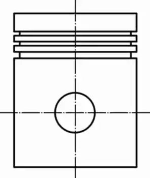 поршень! d79x1.2x1.2x2 +0.5\ Opel Meriva 1.6 XEP 03> 012 21 03 MAHLE