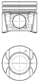 поршень! d85x2.5x2x2 STD\ Renault Master, Opel Movano 2.3 DCI 10> 97 504 600 KS