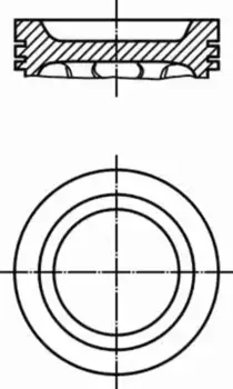 поршень! d90x1.75x2x4 STD\ Saab 9000 2.0T B202L 86-93 479 43 01 MAHLE