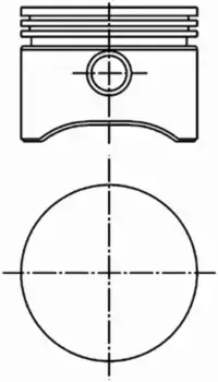 поршень компрессора STD!d75.с кольцами и пальцем \DAF,MAN 94 132 700 KS