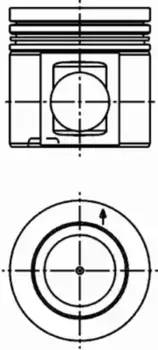 поршень !NEW 131.0 \Volvo FH12(D12A EURO-2. 94->10/97 40 265 600 KS