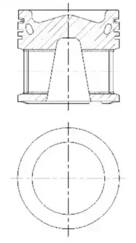 поршень !R6 d130 \MB ACTROS OM501/OM502 LA Euro 4/5 2003--> 8742090000 NURAL
