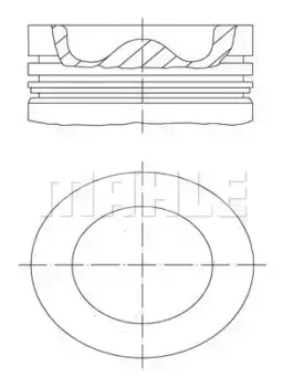 поршень !R6\SCANIA DC12/DT12/DC16 061 PI 00111 000 MAHLE