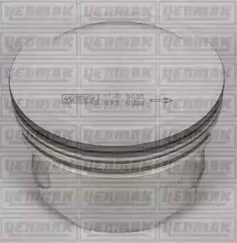 поршень с кольцами! d86 1.2x1.5x2.5 STD\ Opel Omega/Vectra 2.2i 16V Z22SE 97> 31-04221-000 YENMAK