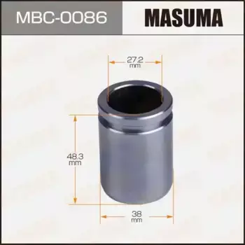 поршень суппорта перед.! d40\ Nissan Cefiro/Maxima 94-00, Subaru Forester 13>/Legacy 10> MBC0086 MASUMA