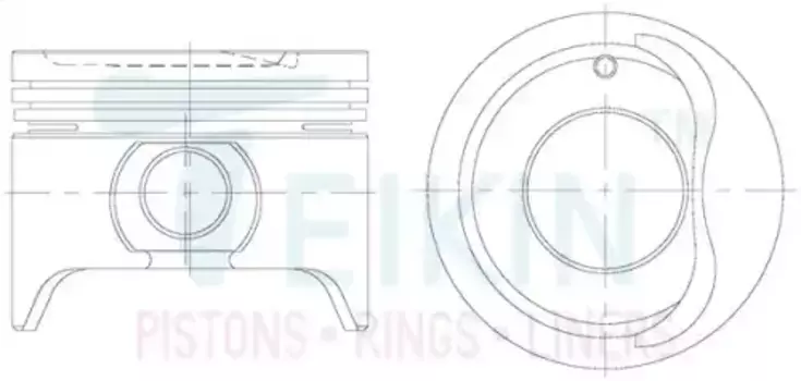 Поршень TEIKIN 1шт 46163STD