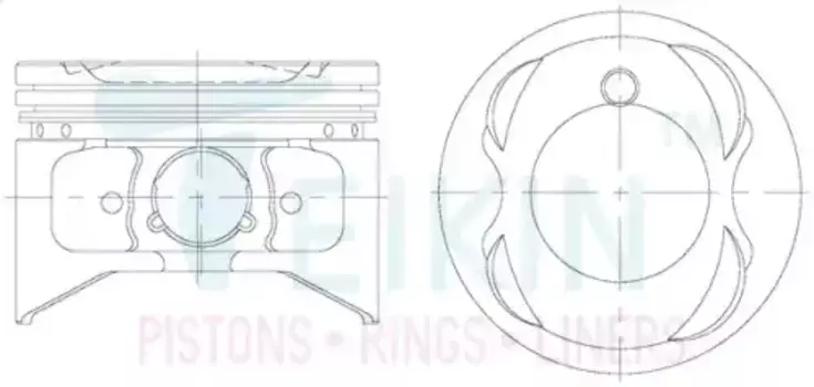 Поршень TEIKIN 1шт 46279STD