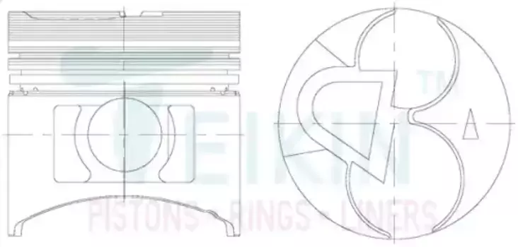 Поршень TEIKIN 1шт 51108STD