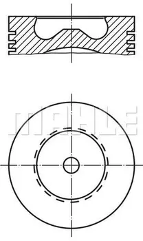 Поршень в сборе 115-140 л/с 89,91 + 0.5